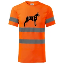 Boxer nápis v tele Boxer nápis v tele