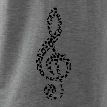 Husľový kľúč z nôt