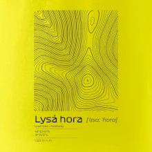 Lysá hora - vrstevnice v obdĺžniku