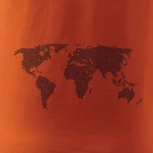 Mapa sveta odtlačok