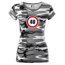 Dopravná značka - obmedzenie rýchlosti 40 Dopravná značka - obmedzenie rýchlosti 40