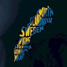 Mapy - názvy miest - Švédsko