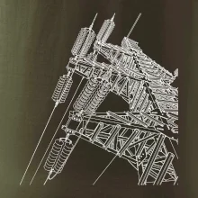 Nákres stožiara vysokého napätia