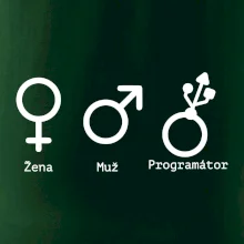 Muž žena programátor
