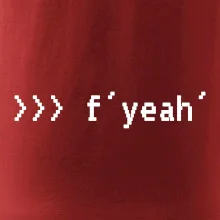 Python  f yeah