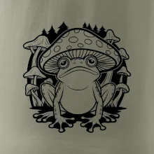 Goblincore čierna hubožaba