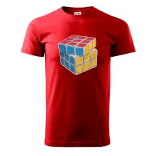 Rubikova kocka kreslená