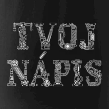 Steampunk vlastný nápis