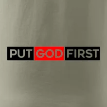 Put God first obdĺžnik