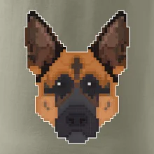 Nemecký ovčiak - Rozpixelovaný