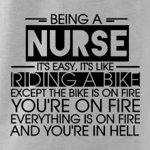 Being a nurse - bike