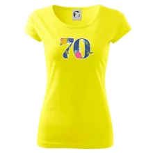 Kvetinové číslo kreslené - 70