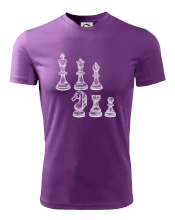 Šachové figúrky kreslené