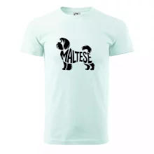 Maltézsky psík nápis v tele