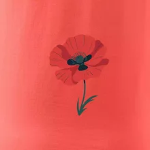 Vlčí mak kreslený veľký