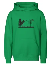 Disc golf - žena čierny obrázok