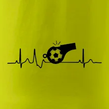EKG futbal rozhodca a píšťalka EKG futbal rozhodca a píšťalka