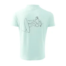 Surfer na vlne jedným ťahom