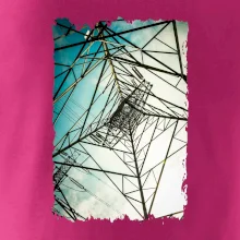 Farebné nebo - stožiare vysokého napätia