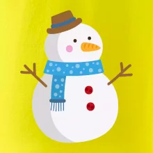 Snehuliak so šálom Snehuliak so šálom