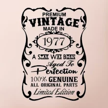 Vintage Etiketa - 1977