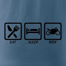 Eat sleep ride - cesta