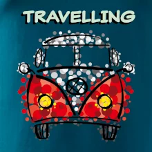 Traveling kreslené auto (lulu_art)