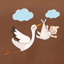 Bocian čakáme bábätko - neutrálne