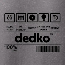 Čiarový kód - dedko