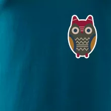 Folklór na prsníku sova