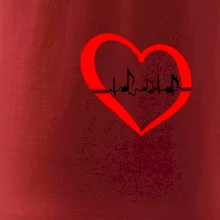 Moje srdce bije pre hudbu - srdce malé