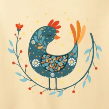 Folklór - sliepky s margarétkami Folklór - sliepky s margarétkami