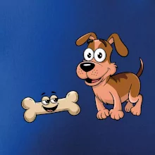 Parové tričko - Pes a kosť