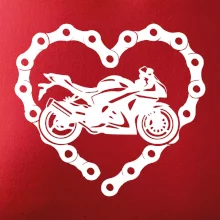 Moto srdce reťaz - superšport Moto srdce reťaz - superšport