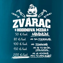 Hodinová mzda zvárač Hodinová mzda zvárač
