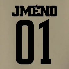 Futbalový dres - vlastné meno a číslo