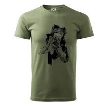 Fotograf kreslený ceruzkou Fotograf kreslený ceruzkou