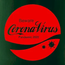 Corona virus pandemic logo Corona virus pandemic logo