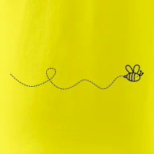 Dráha letu včely - vlnovka