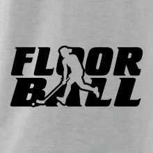 Floorball nápis rovný