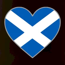 Škótske srdce na prsník