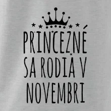 Princezné sa rodia v novembri