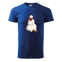 Snehuliak so spadnutým nosom