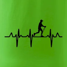 EKG nordic walking muž