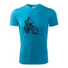 MTB kreslený cyklista MTB kreslený cyklista