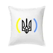 Ukrajina trojzubec s farbami Ukrajina trojzubec s farbami