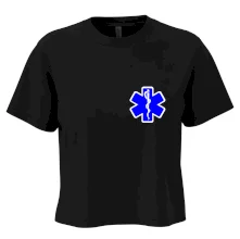 Rescue - Hviezda na prsníku + nápis na chrbte