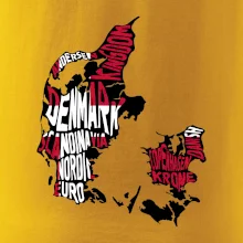 Mapy - názvy miest - Dánsko