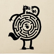 Mačka a myš bludisko