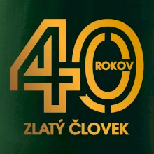 40 rokov zlatý človek